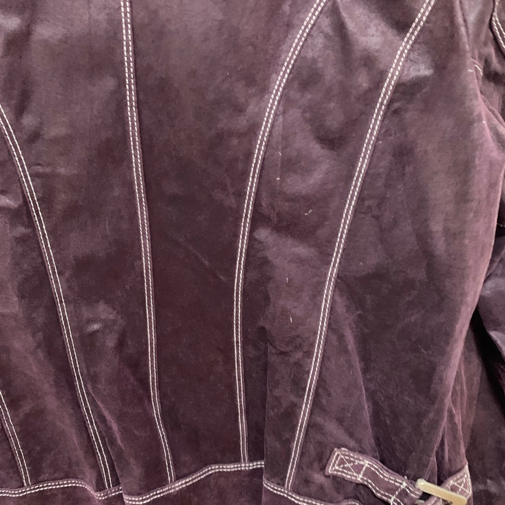 Bradley Bayou Burgundy Jacket with Snap Front - Picture 3 of 7